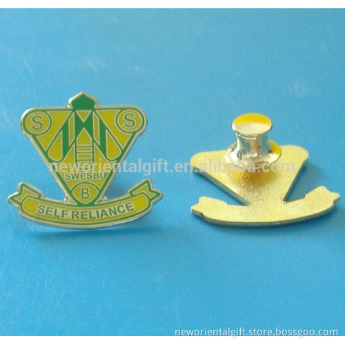2015 hot sell cheap price lapel pin school brooch